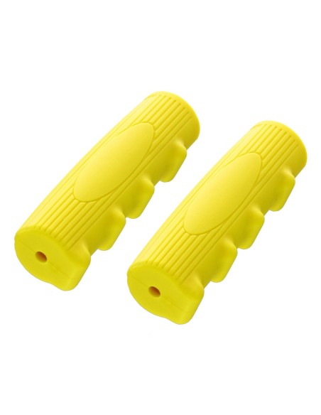 Grips 7/8 long 116mm Kraton Rubber 0214 Yellow.